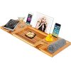 Royal Craft Wood Natural Bamboo Bathtub Caddy/Bath Serving Tray
