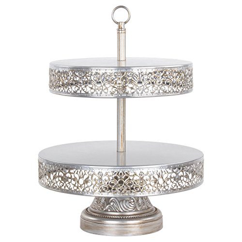 Amalfi Decor 2 Tier Dessert Cupcake Stand, Large Pastry Candy Cookie