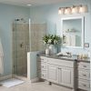 Moen Retreat 22-Inch Wide x 5-Inch Deep Decorative Glass Bathroom Vanity Shelf