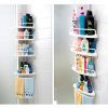 Lomejor 4-Tier 10 feet Constant Tension Corner Shower Caddy Stand