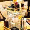 AJO Antique Makeup Organizer,360 Degree Rotation Adjustable Jewelry Retro