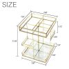 AJO Antique Makeup Organizer,360 Degree Rotation Adjustable Jewelry Retro