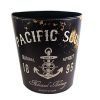 KiaoTime Waste Bin - Vintage Rustic Decorative Anchor Design