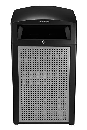 Alpine Industries Rugged 40-Gallon All-Weather Outdoor Recycle Bin