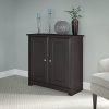 Cabot Small Storage Cabinet with Doors in Espresso Oak
