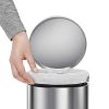 simplehuman 4.5 Liter / 1.2 Gallon Compact Round Bathroom