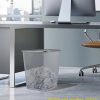 Greenco Mesh Wastebasket Trash Can, Square