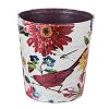 Lingxuinfo Retro Style Small Trash Can Wastebasket, Decorative Trash Can