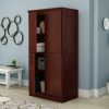 South Shore Tall 4-Door Storage Cabinet with Adjustable Shelves
