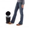 simplehuman 6 Liter / 1.6 Gallon Compact Plastic Round Bathroom Step Trash Can