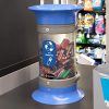 Glasdon C-Thru 5Q Battery Recycling Bin - Blue