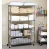 6 Tier Wire Shelving Unit Heavy Duty Height Adjustable