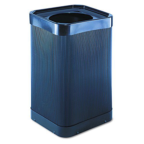 Safco Products At-Your-Disposal Trash Can, Black