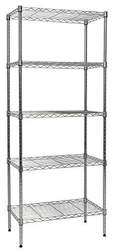Apollo Hardware Chrome 5-Shelf Wire Shelving