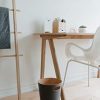 Umbra, Charcoal Woodrow, 2 Gallon Modern Wooden Trash Can