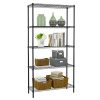 5 Shelf Wire Shelving Unit Garage NSF Wire Shelf Metal Large Storage