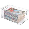 mDesign Plastic Home Storage Organizer Container Bin
