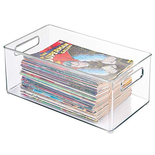 mDesign Plastic Home Storage Organizer Container Bin