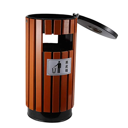 BEAMNOVA Trash Can Outdoor Garbage Enclosure with Locking Lid