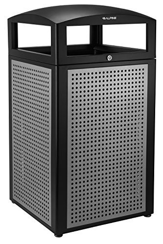 Alpine Industries Rugged 40-Gallon All-Weather Outdoor Recycle Bin