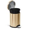 simplehuman round step trash can, 4.5 litre