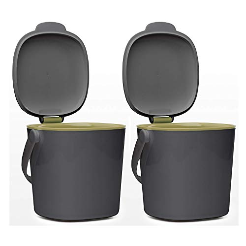 OXO Good Grips Easy Clean Compost Bin, Charcoal