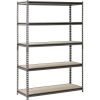 Muscle Rack 5-Shelf Steel Shelving, Silver-Vein