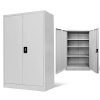Tidyard Floor Cabinet Storage with 2 Doors & 3 Adjustable Shelves