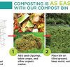 Panacea Products Compost Bin, 30-Inch Height by 36-Inch