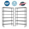 BestOffice 6 Tier Adjustable Wire Metal Shelving Rack