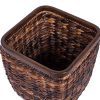 BIRDROCK HOME Seagrass Woven Wastebasket