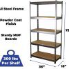 MonsterRax  Modular Garage Shelving - Hammertone Steel Storage Rack