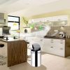 MidOr007 Compost Bin Stainless Steel Smart Sensor Trash