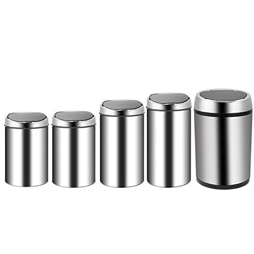 MidOr007 Compost Bin Stainless Steel Smart Sensor Trash
