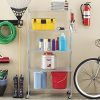 Whitmor Supreme 5 Tier Cart - Rolling Utility Organizer