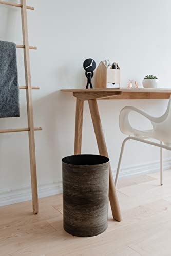 Umbra Treela Small Trash Can - Durable Garbage Can Waste Basket for Bathroom