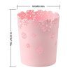 Wastebasket,Hmane Hollow Flower Shape Plastic Lidless Wastepaper Baskets