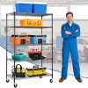 5-Wire Shelving Unit Steel Large Metal Shelf Organizer Garage Storage