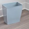 iDesign Spa Rectangular Trash Can, Waste Basket Garbage Can for Bathroom