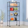 5-Tier Wire Shelving Unit Steel Large Metal Shelf Organizer Garage Storage