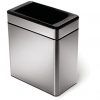 simplehuman 10 Liter / 2.6 Gallon Profile Open Trash Can