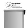 Home Zone Living 30 Liter / 8 Gallon Stainless Steel Trash Can