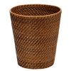 KOUBOO Round Rattan Waste Basket
