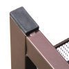 Rackaphile 4-Tier Stackable Metal Shoe Rack Mesh Utility Shoe Storage