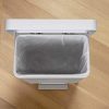 Kohler 13-Gallon Step Trash Can, White Stainless