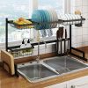 Over the Sink Dish Drying Rack, Drainage Rack for Kitchen Supplies
