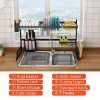 Over the Sink Dish Drying Rack, Drainage Rack for Kitchen Supplies