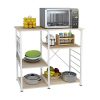DlandHome Microwave Cart Stand 35.4 inches, Kitchen Baker's Rack