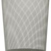 Honey-Can-Do Steel Mesh Powder-Coated Waste Basket, Silver