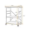 sogesfurniture 3-Tier Kitchen Baker's Rack Utility Shelf Microwave